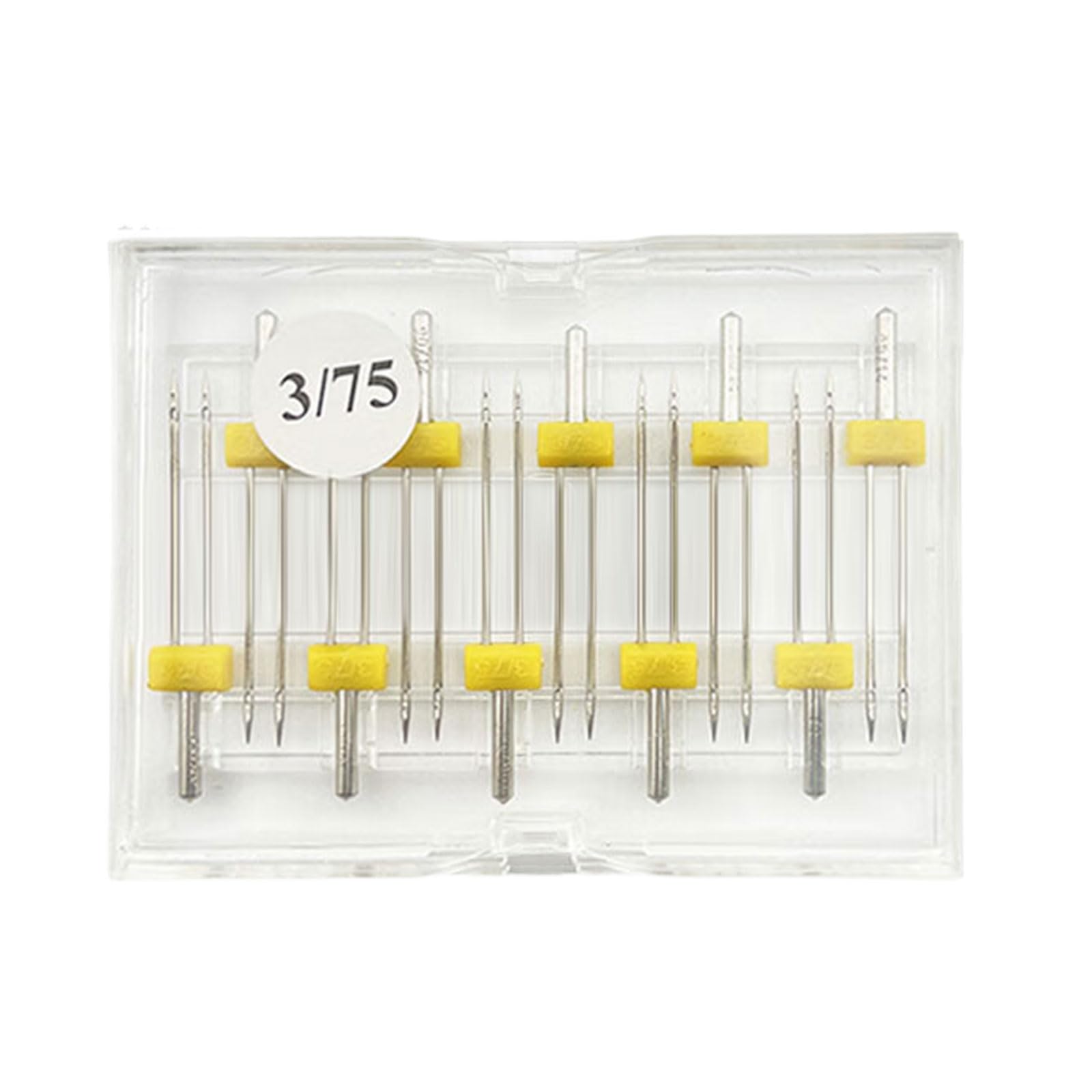 of 10 Multifunctional Twin Needle Set Sewing Machine Stretch Twin for Professional and Beginner Easy Threading
