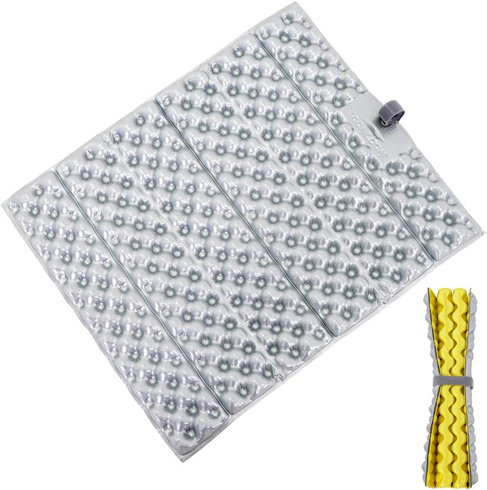 Soomloom IXPE座布団 シート クッション 軽量 コンパクト 快適 アルミフィルム 折りたたみ式 ポータブル ピクニック/ハイキング/登山/花見/スポーツ観戦/通勤