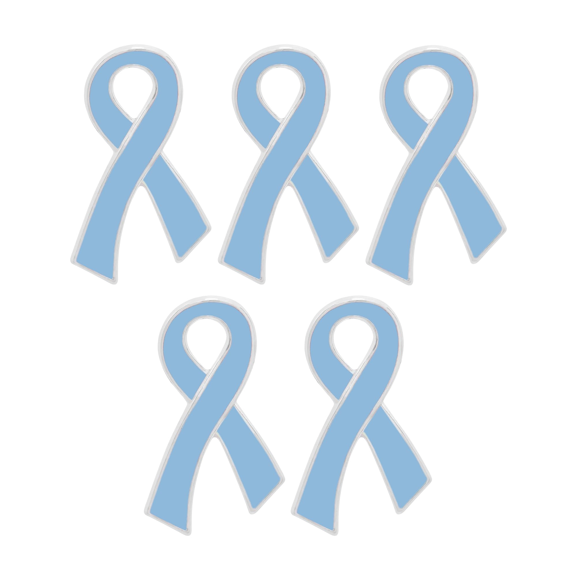 Ribbon Pins 1/5/25/100 for Cancer &amp; Disease Awareness - Various Causes - Bulk Quantities Available for Support Groups and Fundraising