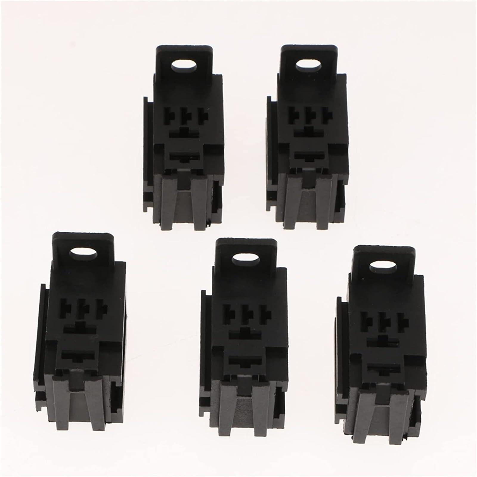 Relé 5 Unids/Set Car Auto 40A Soporte de Relé Terminal Soporte de Caja Soporte de Base de Relé Enchufe de 4 Pines con Terminal for Barco Yate Automotriz (Size : 10PCS)