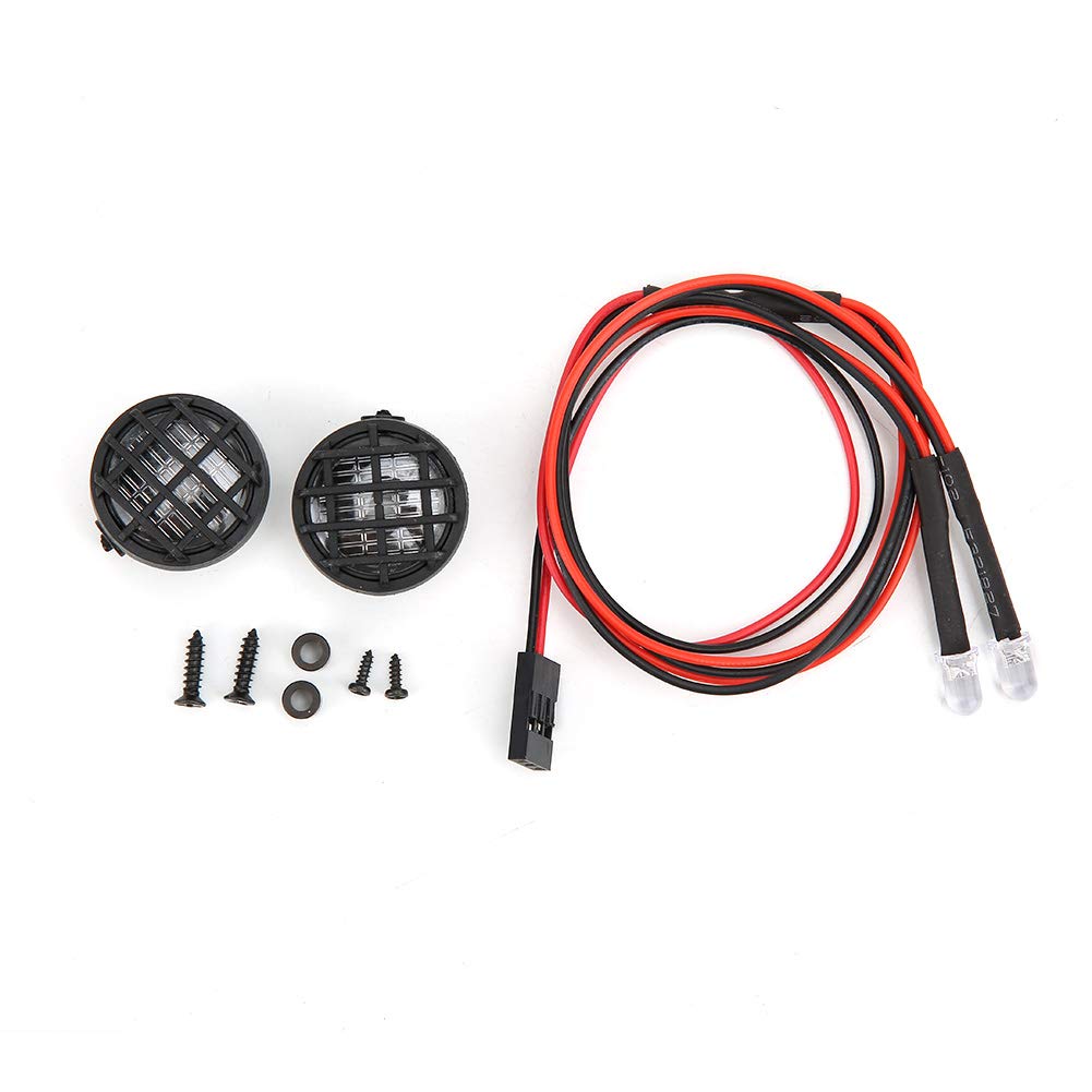 Kit LED Feux Camion Voiture RC 1/10 – Phares + Feux AR + Interrupteur – SCX10 USA Kit Lumière RC 1/10 Traxxas