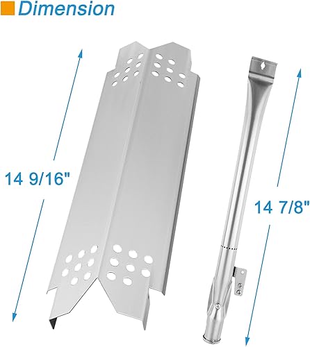 Miniatura 4 de BBQration Kit de piezas de repuesto para Nexgrill 5-Burner 720-0888S 720-0888 720-0888N 720-0888A, 4-Burner 720-0830X 720-0830H 720-0830, rejilla de