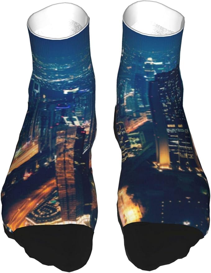 Panoramic View Dubai City Beautiful Modern Performance Cushion Crew