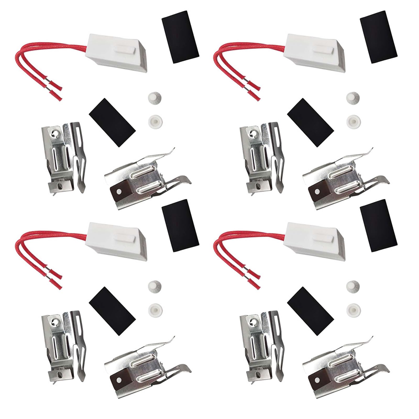 Oxxggkao 4 Pack Electric Stove Ranges Burners Receptacle Kits 12001676 231625 Ranges Stove Part Plug Receptacle Block Terminals Burners Terminals Block Kits