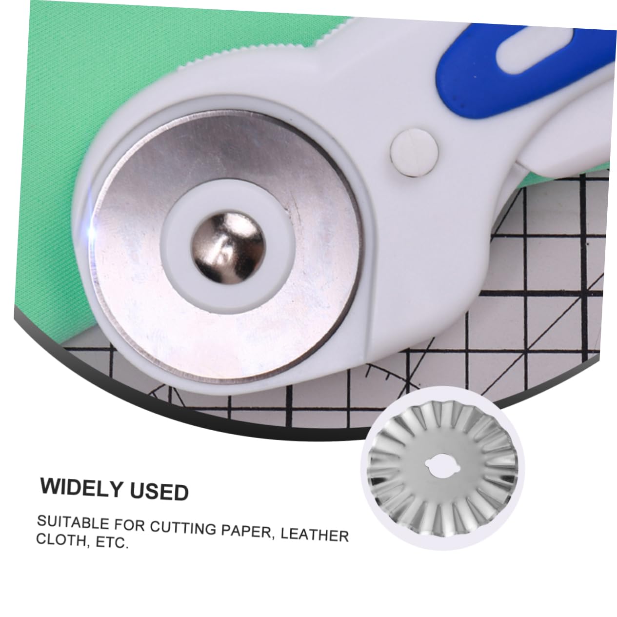 SEWACC 21stücke Teiliges Set Rotary Cutter Ersatzklingen Mit Aufbewahrung Gerade Gestrichelte Gewellte Für Stoff Papier Und Bastelarbeiten