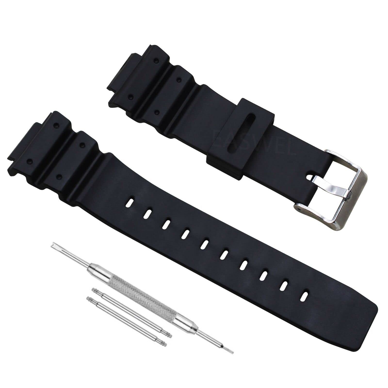 LineOn 16mm Resin Watch Strap (Black) Compatible With CASIO MRW-200H-1B2V MRW 200H- 1BV MRW-200H-1EV MRW-200H-2B2V MRW-200H-2BV MRW-200H-3BV MRW-200H-4BV MRW-200H-4CV MRW-200H-7BV with Tool and Pins (B0CDVDBB7P) Amazon Price History, Amazon Price Tracker