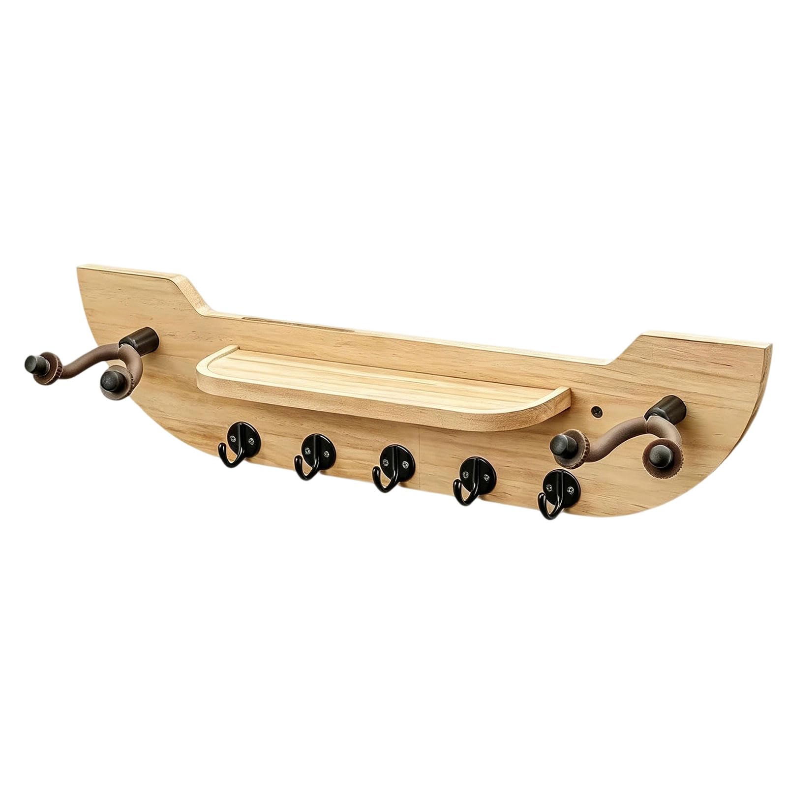 Ljmyy Wood Rotating Guitar Wall Hanger Safe Use Ukulele Hanging Hook Suitable for Ukulele Violin with Adjustable Angles