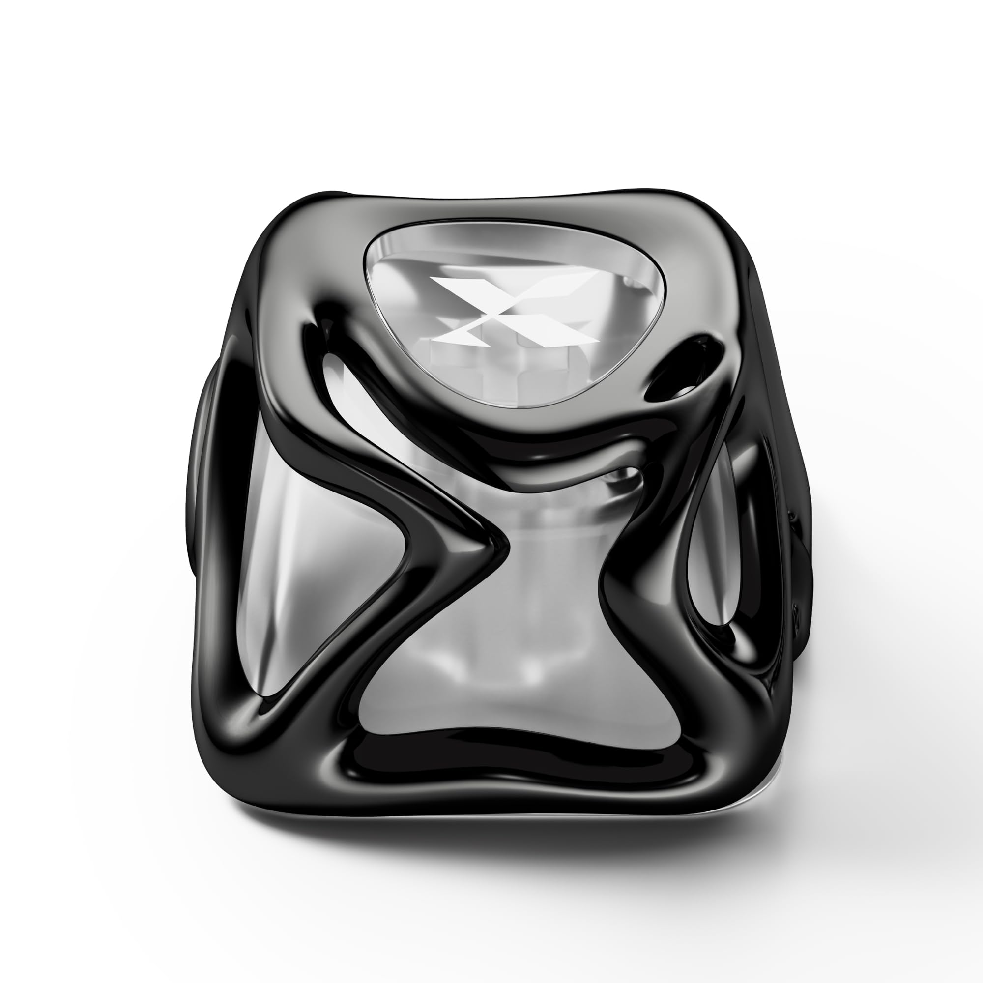 GMKWTL XVX Black Custom Keycaps, Metal Liquid Transparent Key caps, 1U Keyboard Keycaps Replacement for Mechanical Keyboard-image-16