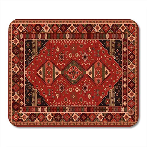 Preisvergleich Produktbild Mauspads Muster Indischer Perserteppich Stammes- und Farbwechsel Abstraktes Mauspad für Notebooks, Desktop-Computer-Matten Büromaterial