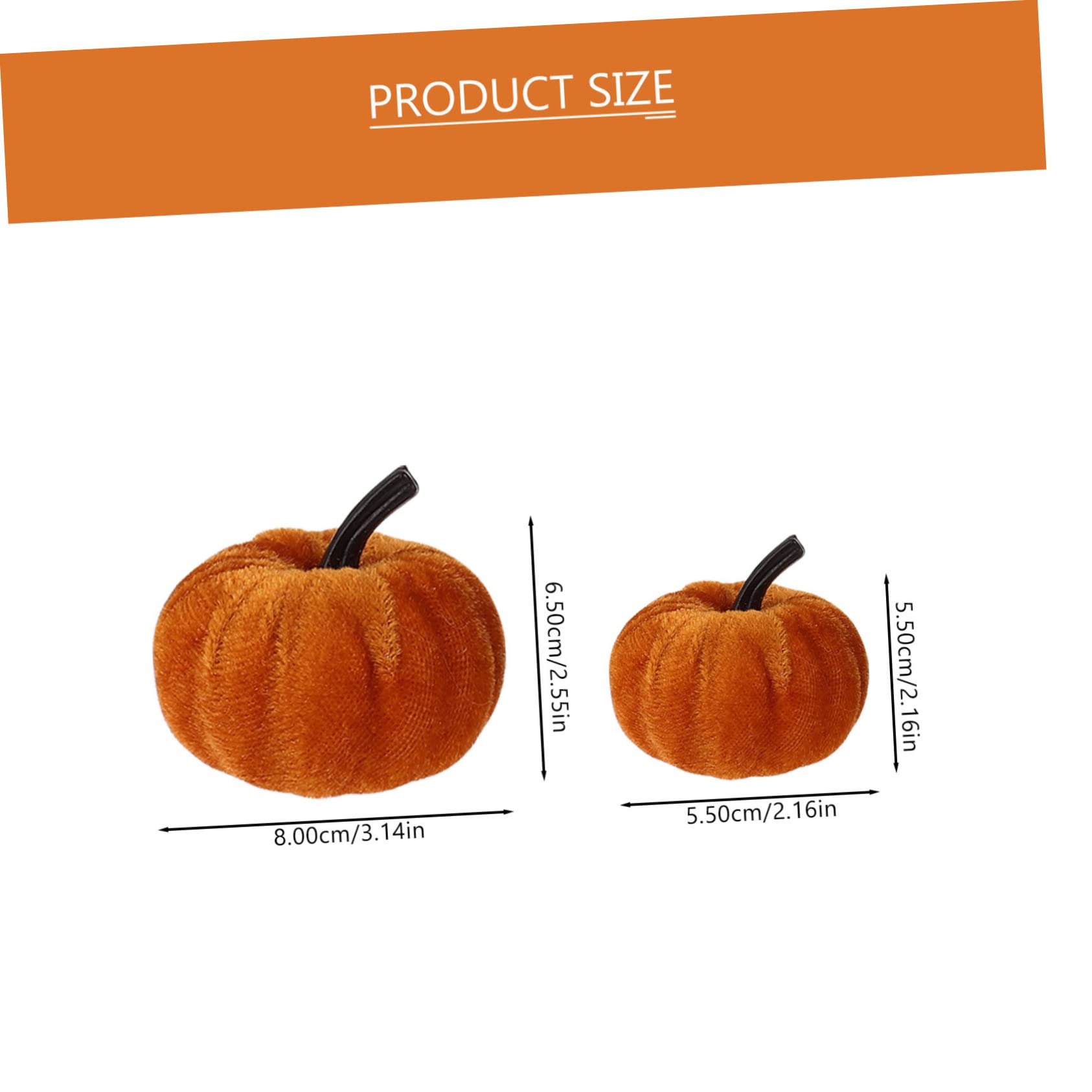 Ciieeo 45 STK künstlicher Kürbis falsches Kürbisdekor Stoff falsche Kürbisse Künstliche Kürbisse Pumpkin Decoration hochzeitsdeko dekorativer Kürbis Zubehör für Themenpartys Schaum