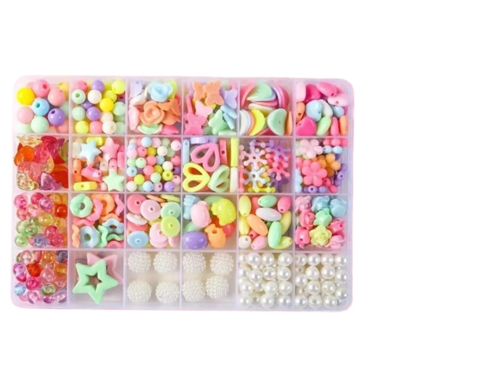 QuxetlRyz Craft Beading Kit Arts Crafts DIY Handmade Beaded Kit Toy Jewelry Set Making Beads(Color5)