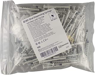 BD Oral Syringes with Tip Cap, Clear, 1 ML, 500/Ca, BD305217 - coolthings.us