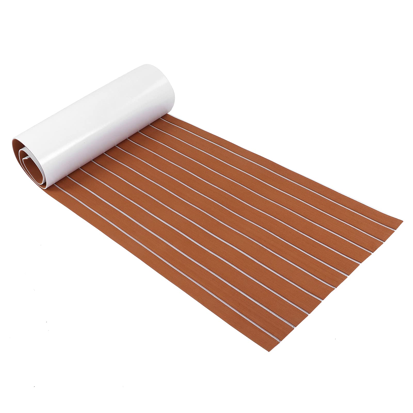 Pavimento per Barche Tappetino in Schiuma Eva Resistente agli Urti Impermeabile per Ponti di Yacht 240x60 Cm Elevata Elasticità
