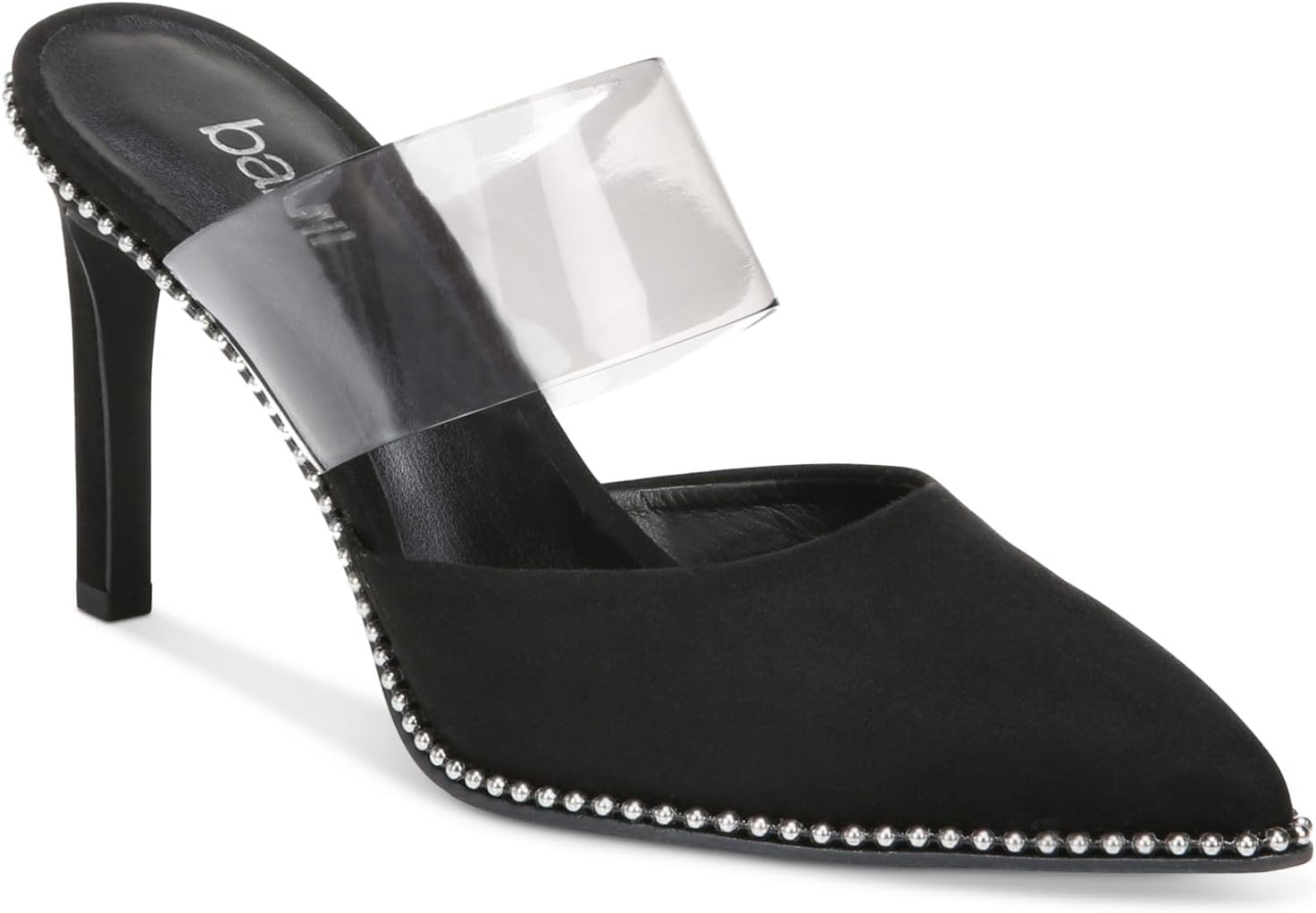 bar III Womens BRIELLEF Manmade Pointed Toe Pumps Black 8 Medium (B,M)