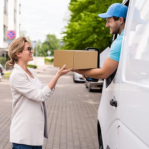 Miniatura 9 de MEBRUDY Paquete de 25 cajas de envío de 8 x 8 x 4 y 25 cajas de envío de 9 x 6 x 4