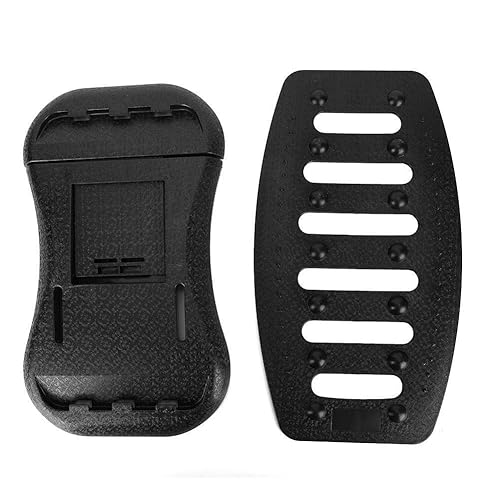 Heitune Dispositivos de tracción de protrusión de disco lumbar Domestic Waist Massage Adjustmentor Stretch Spine Support Cushion (negro)