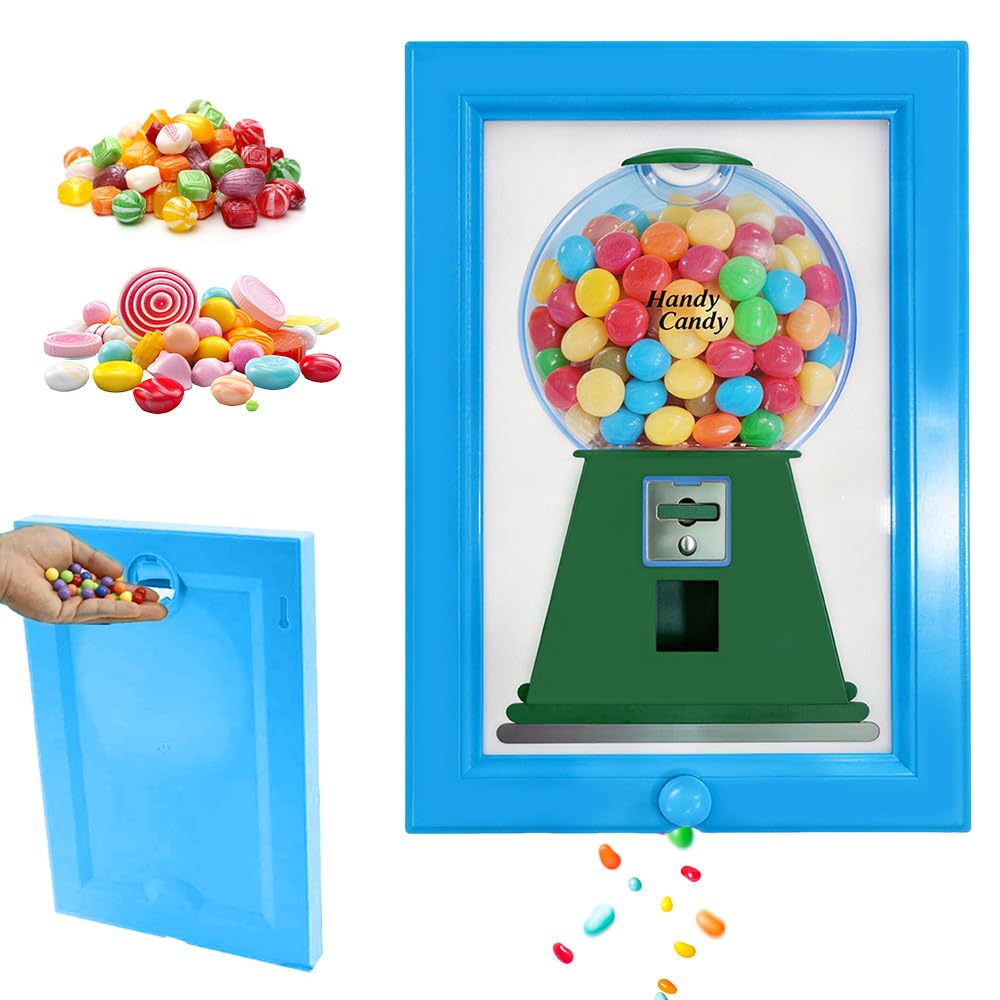 Caramelos Marco, Genérico Marco Candy, Se Puede Montar en la Pared Candy Dispenser Picture Frame, Multifuncional Dispensador de Caramelos Marco de Fotos para Salón, Estudio, Comedor, Pasillo