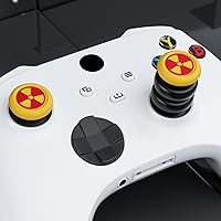 Vista 6 de PlayRealm Extensor de palanca de pulgar NO Falling Off y cubierta de agarre de silicona, 2 juegos para Xbox Series X/S y Xbox One S/X Controller