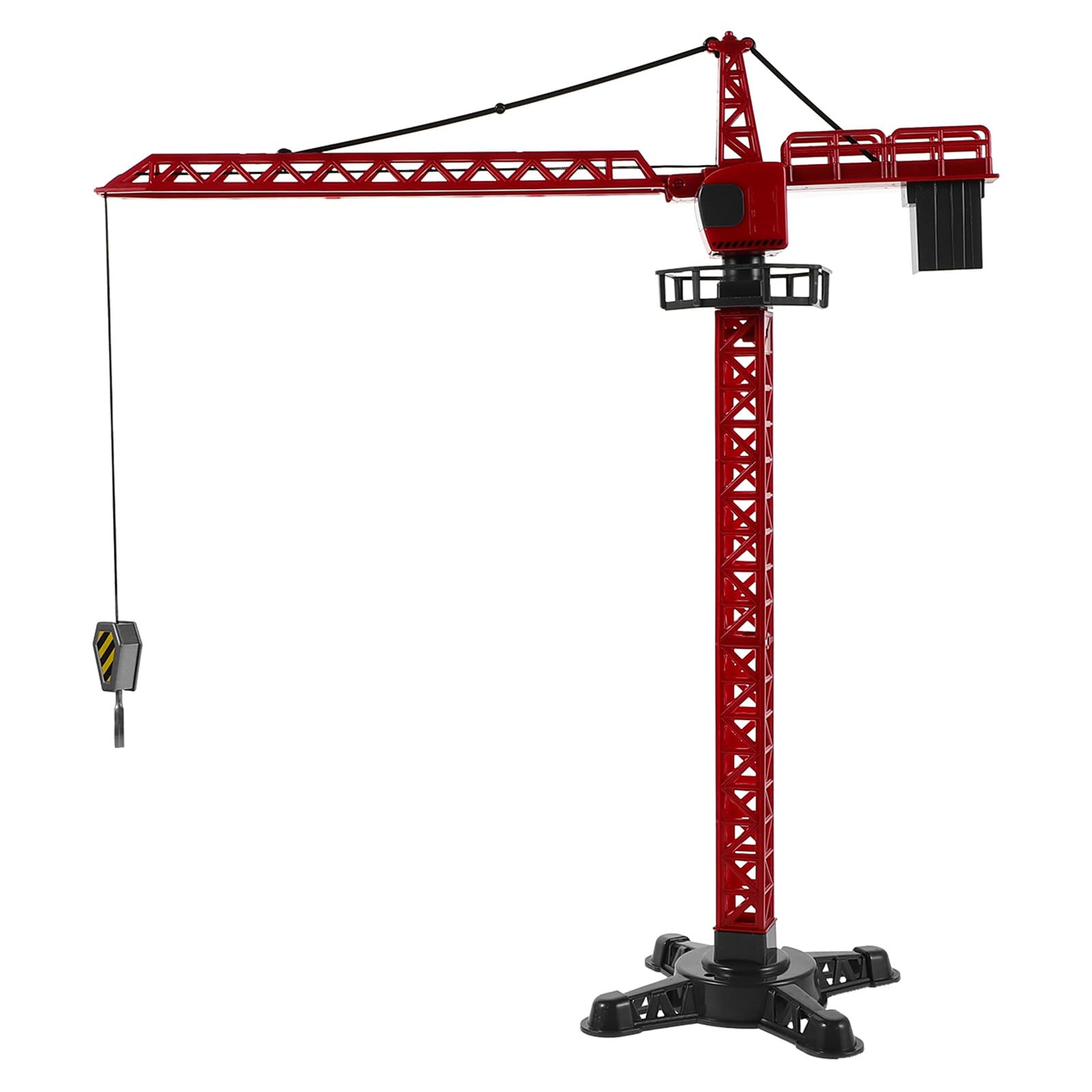 SUPVOX Tower Crane Model Toy For Kids: Manual Lifting Construction Site Crane - Funny Toddler Early Education Plaything For Party