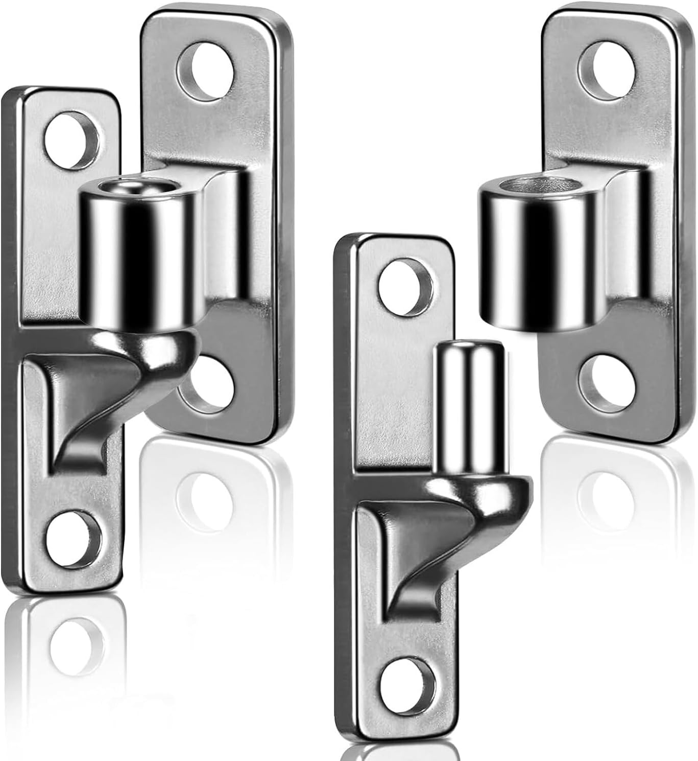 Cerniere cancello acciaio inox 304, 2 paia per 900 kg