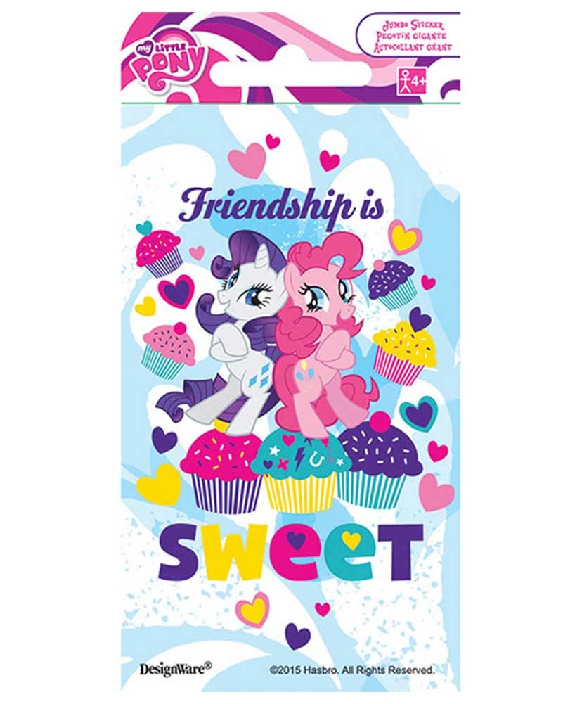 Autocollant géant My Little Pony habillage mural grand format motif Party Favor