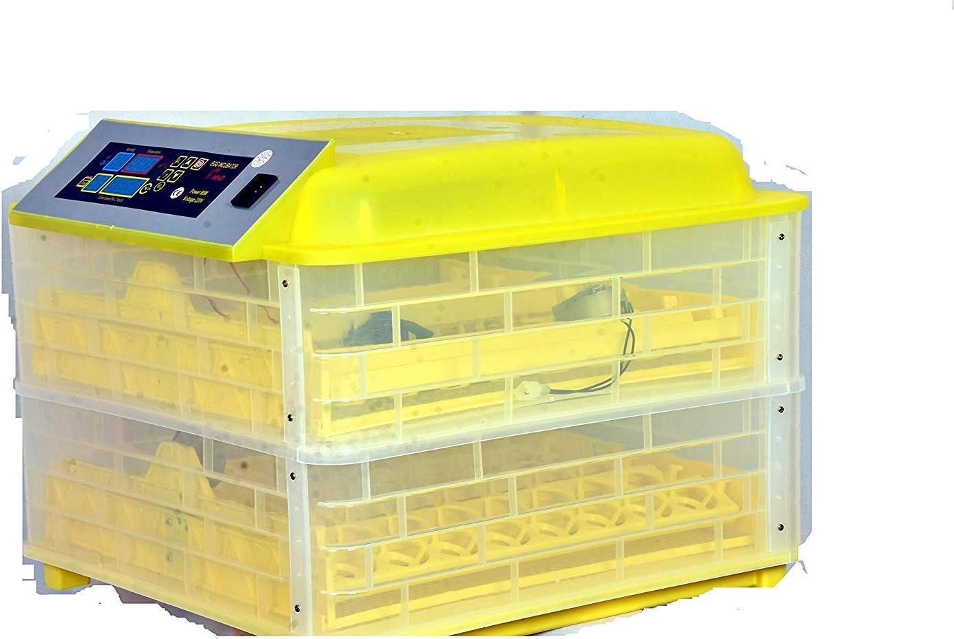 HHD HATCHPRO Fully Automatic Egg Incubator, Capacity of 112 Eggs, Small (Yellow)
