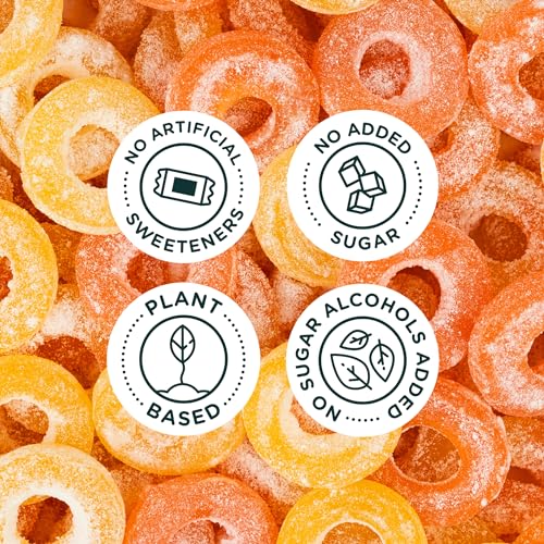 SmartSweets Peach Rings Dulces Bajo Azúcar 1.8 Oz x12 miniatura 5