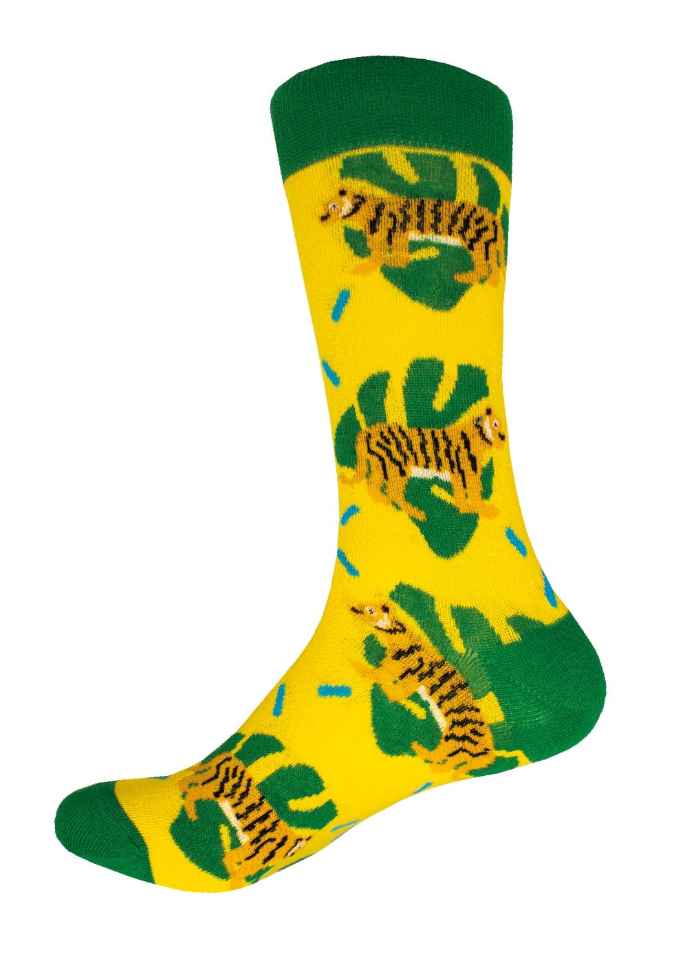 Anisox Deluxebase from Deluxebase. Organic Cotton & Recycle Polyester Sock. Animal Print Novelty Socks for Men, Women & Kids