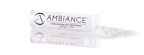 Miniatura 21 de Ambiance - Champú seco natural en polvo y cepillo para cabello rubio, champú teñido de tamaño de viaje sin aerosol, no tóxico, sin benceno, Negro
