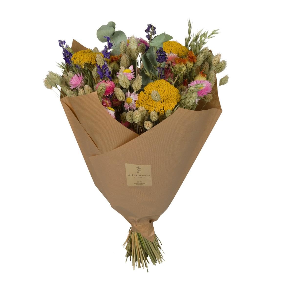 Bouquet de fleurs séchées - Bouquet classique - Multicolore - 50-60cm - Ø30cm - Fleurs - Fleurs séchées