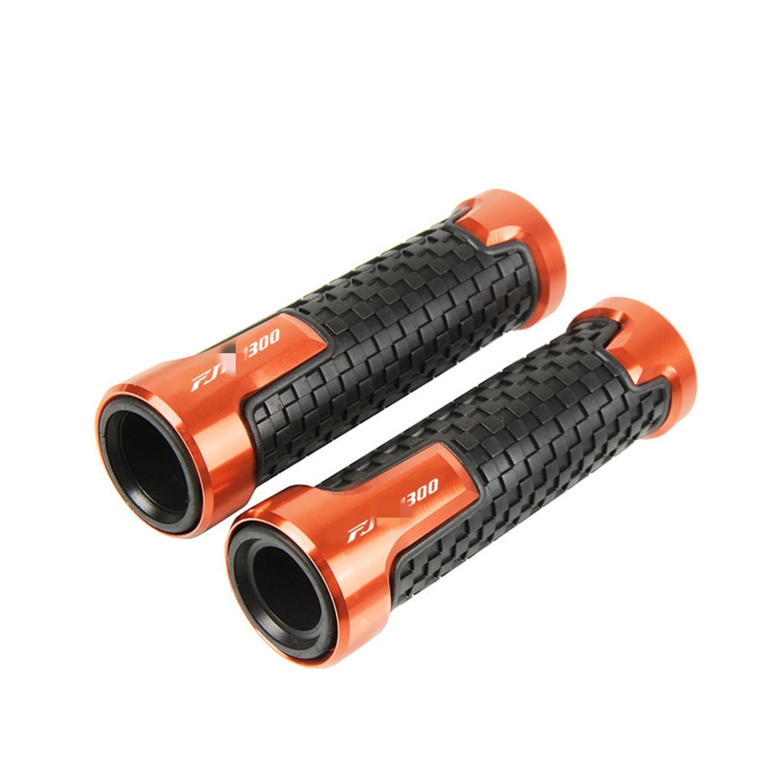 Poignée de guidon FJR1300 en aluminium CNC 22mm orange pour moto