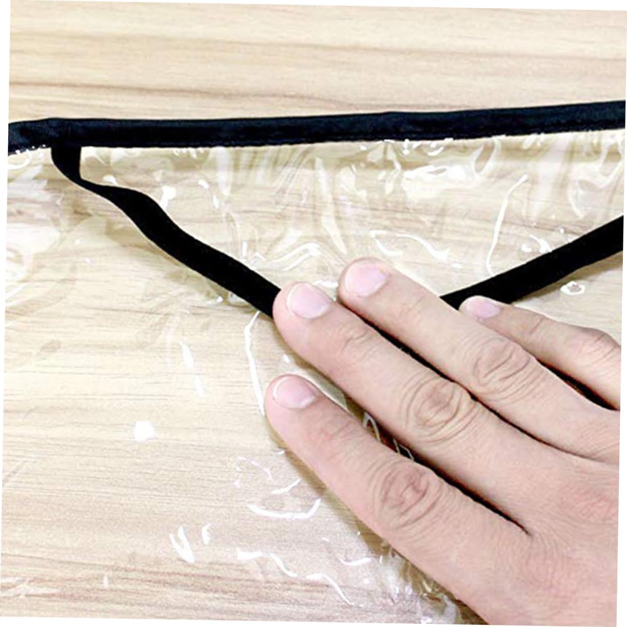 ULTECHNOVO 2pcs Transparent Car -Kicking Pad Back Protector Cover for Seat Non- Backrest Mat Easy to Install Fit for Car Seats