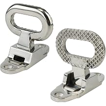 2Pk 304 Stainless Steel Folding Step Flip-Up/Down for Boat Truck RV Camper