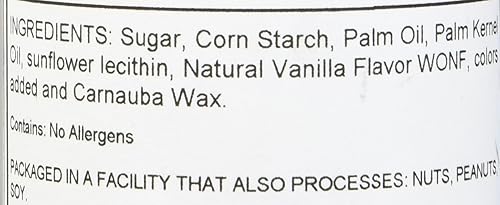 Miniatura 6 de Oasis Supply Gránulos brillantes de azúcar de caña con mezcla de arcoíris de 6 onzas, de color natural
