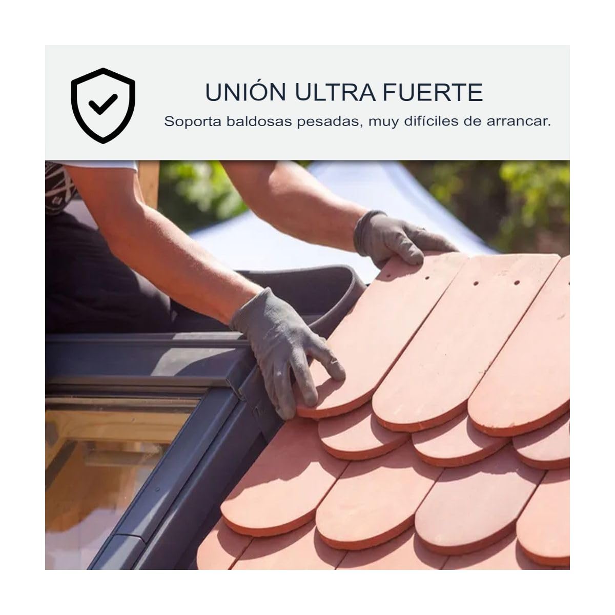 Cola Tejas Masilla Flexible Impermeable Multimaterial 290 ml x 12 Terracota | Pega Tejas y Sella Juntas Estancas, Fuerte Adherencia, Fijación Inmediata, Hormigón, Piedra, Zinc - Arcane Industries