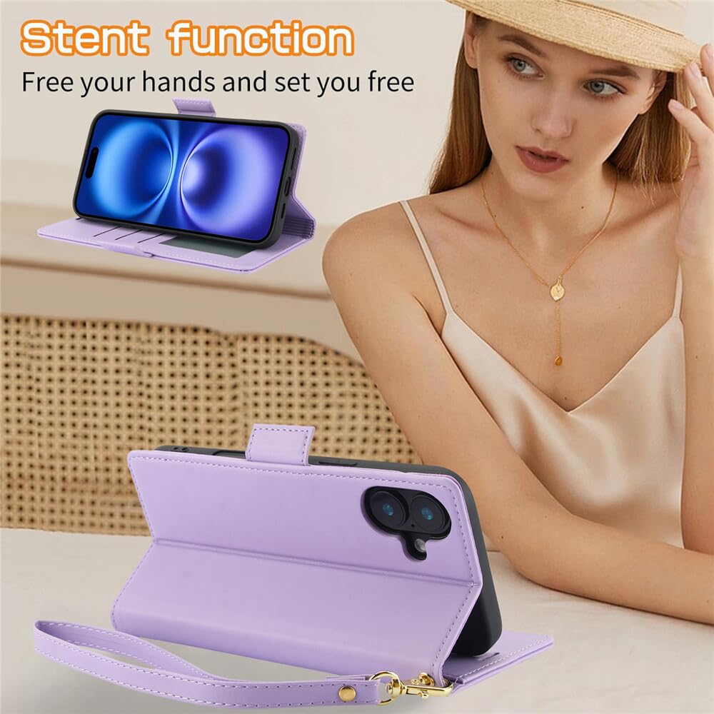Generic Étui compatible avec iPhone 6/6S (couleur : noir) étui portefeuille à rabat en cuir à fleurs