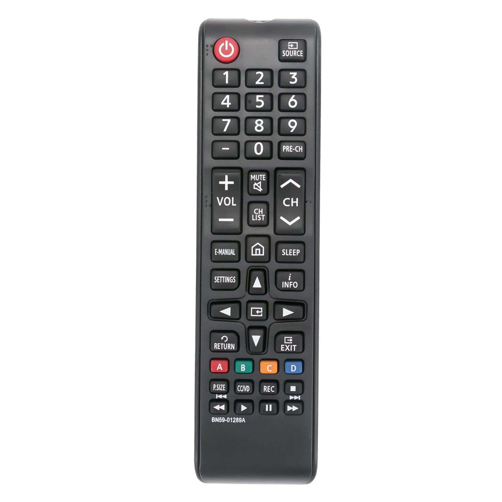 DHWRRCMQ Replacement BN59-01289A Remote Control for Samsung TV UN58MU6071 UN58MU6071F UN58MU6071FXZA UN58MU6100 UN58MU6100F UN58MU6100FXZA
