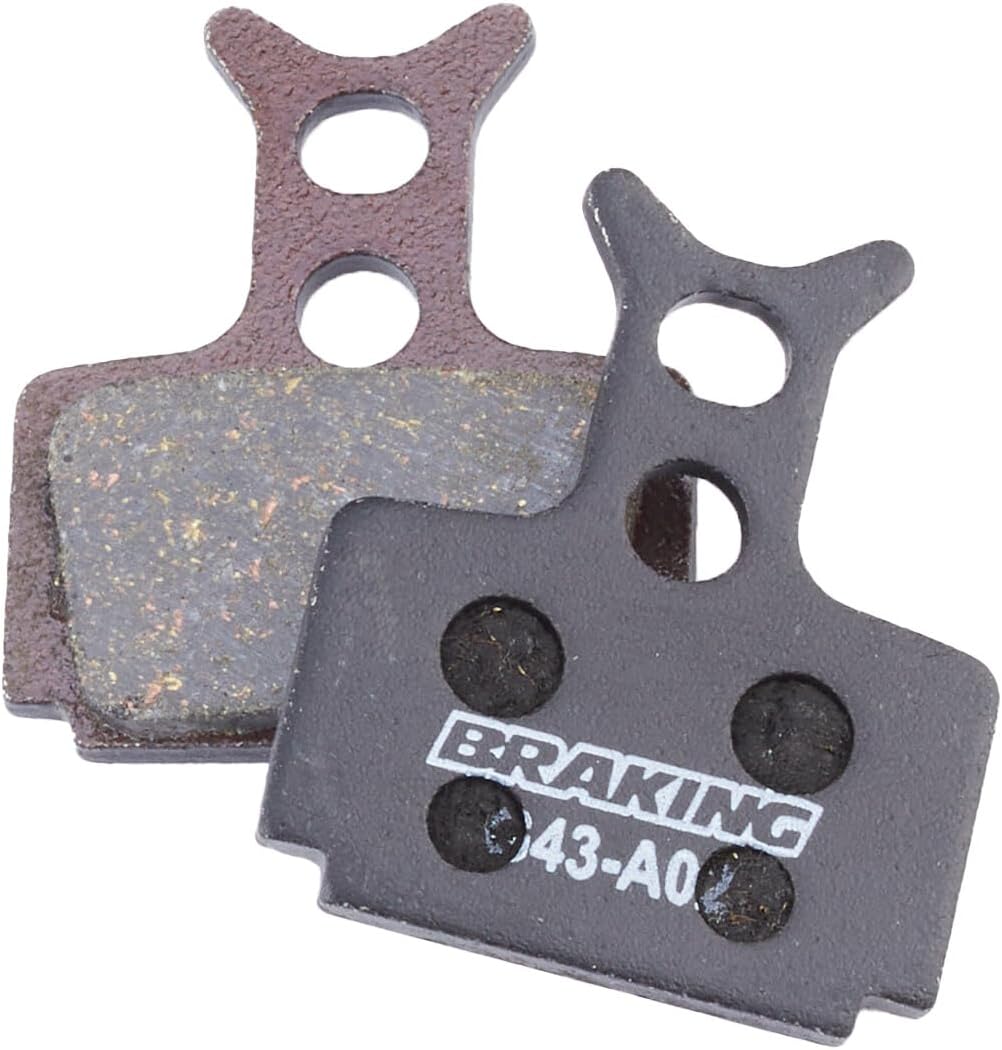 Braking Mountain Bike Disc Brake Pads Carbon Metallic Size 2