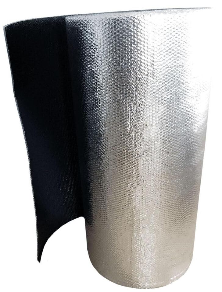 Reflective Black / Silver FOIL Double Bubble Foil Insulation Roll