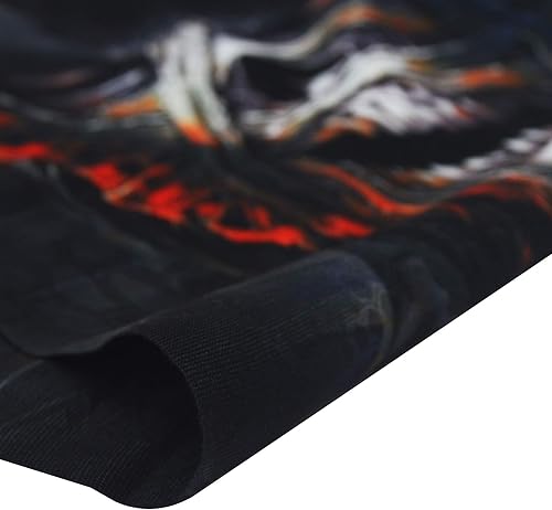 Miniatura 270 de Obacle - Media máscara de calavera, para protección contra el viento, el sol, sin costuras, 3D, para hombres, mujeres, duradera, delgada, Hombres