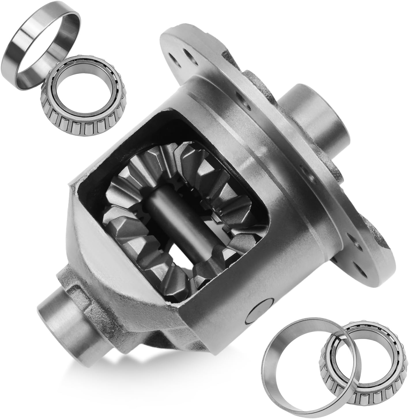 Rear differential Open Loaded Carrier Case for Escalade S10 Silverado Tahoe Trailblazer Sierra Yukon 8.5" 8.6" 30 spline 10 Bolt - 2.73-5.13Ratios Limited Slip Locker with Bearing LM603049 L