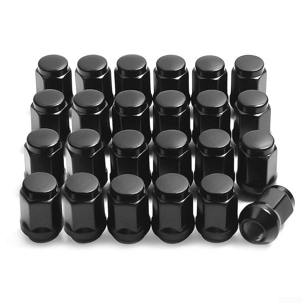 24 tuercas de rueda para Toyota Land Cruiser para Prado y para modelos Ford que confirman la compatibilidad a través de rosca de 12 x 1.25 y tipo de asiento