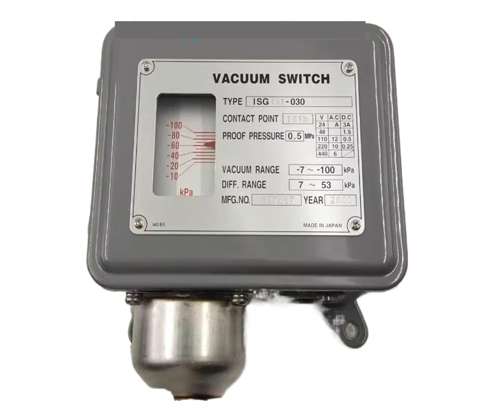 Zvqysgiw One Color Pressure Switch 3C-Isg191-Isg130-Isg131-Isg2030-031-030(Isg131-031)
