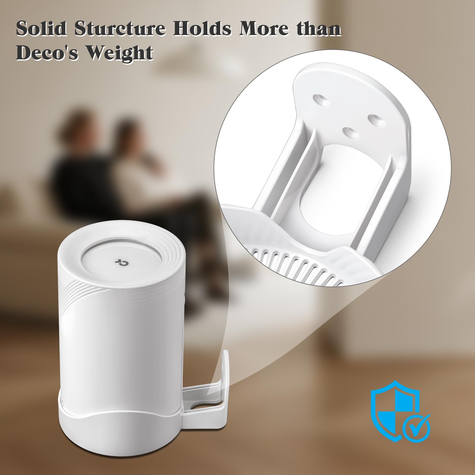 Soporte de pared para TP-Link Deco BE63/BE65 Pro/BE67/BE68/BE10000/BE11000/BE14000 (paquete de 1)