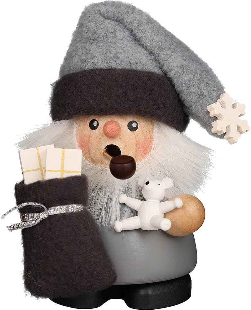 Christian Ulbricht Incense Burner - Smoker - Grey Santa Claus 4.1H
