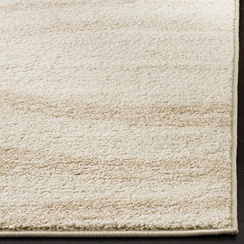 Safavieh Distressed Rug for Living Room Dining Room, Bedroom - Adirondack Collection, Short Pile, in Cream and Champagne, 91 X 152 cm - Image 3