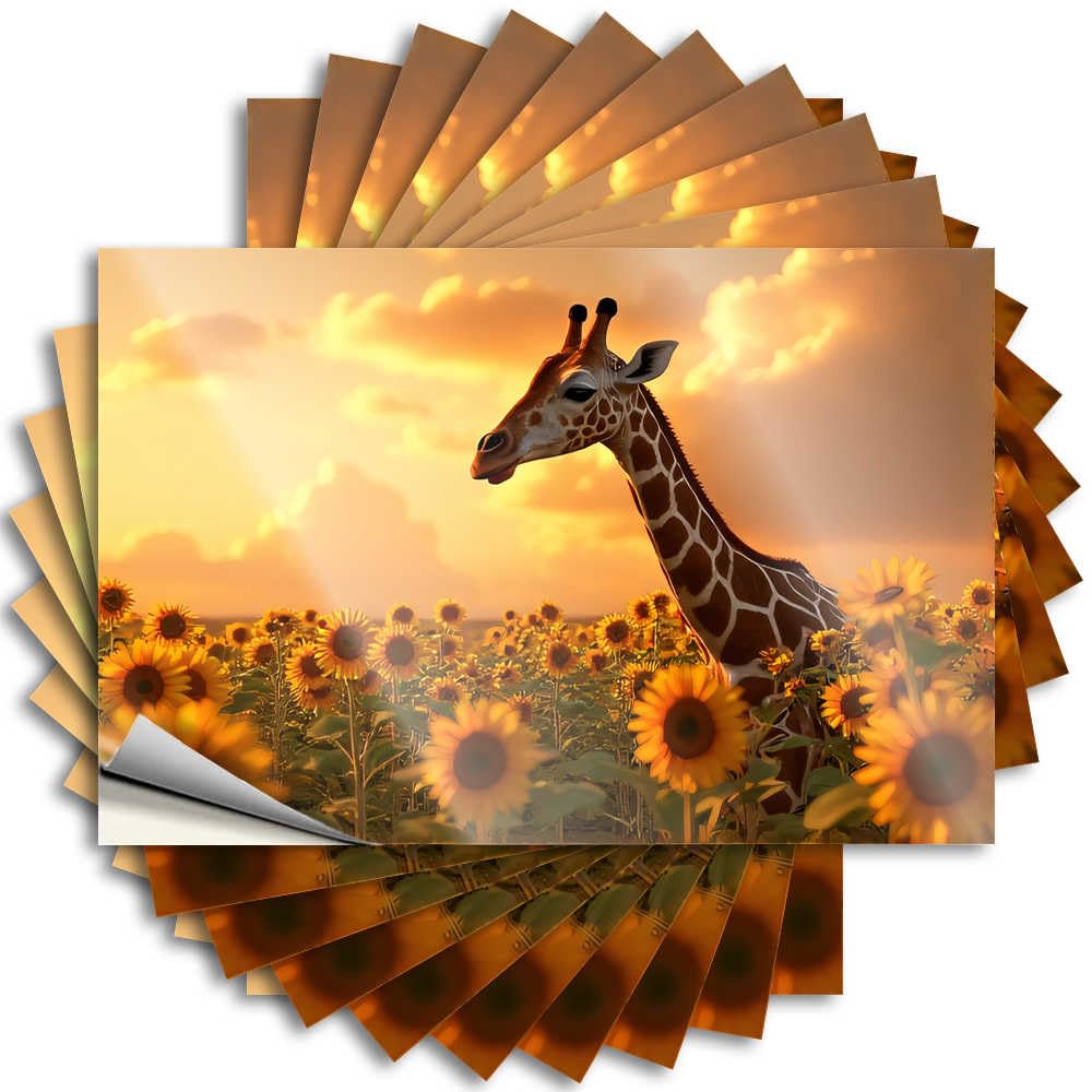 Funny Sticker Grunge Custom Stickers, Bottle Waterproof Longevity in The Golden Field for Hydro Flask | Good Vinyl Decals for Fall Holiday Gift(8X12CM)
