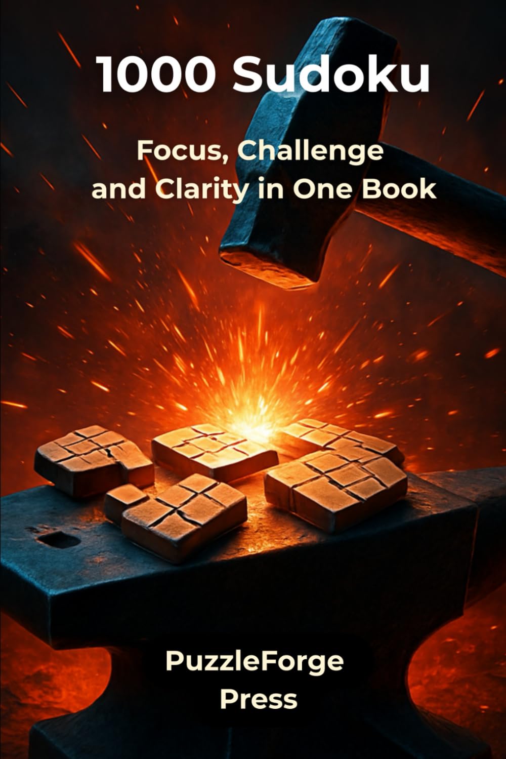 1000 Sudoku: Focus, Challenge and Clarity in One Book (PuzzleForge™ Mixed Sudoku Forge Series – Variety Brain Training Puzzles)