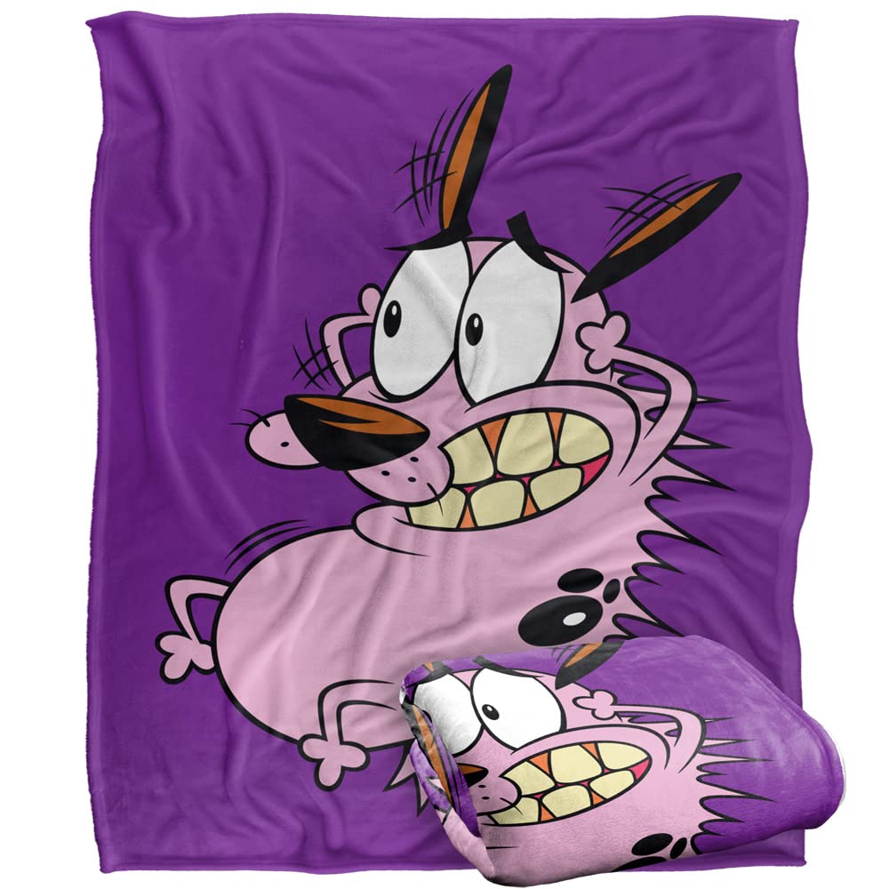 Courage The Cowardly Dog Season 3 Cover Silky Touch Super Soft Throw Blanket 152 X 127 cm
