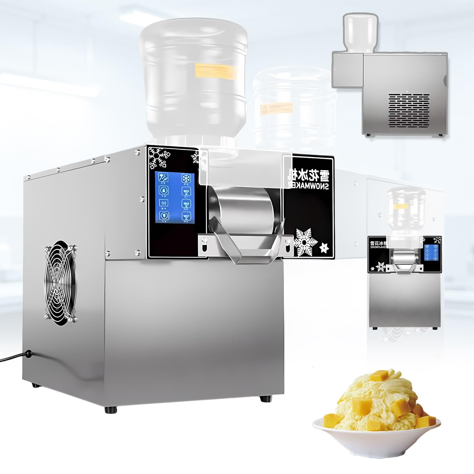 Elektrischer Eiscrusher Gastro, Kommerzielle Schneemaschine